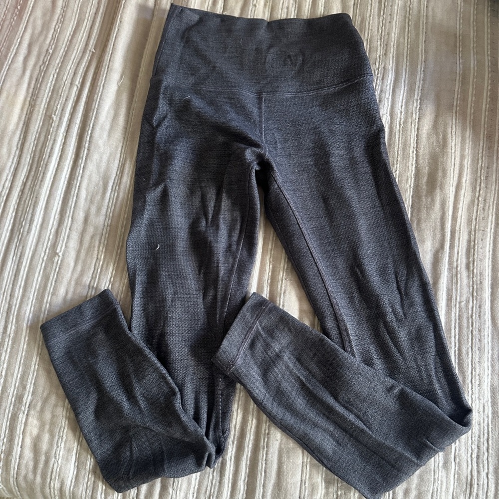 Lululemon grey align leggings 23in inseam size 2